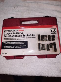 Oxygen oil water sensor socket set  and diesel injector10 piece new