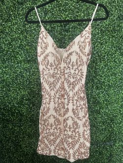 Champagne Dres Plus Size 