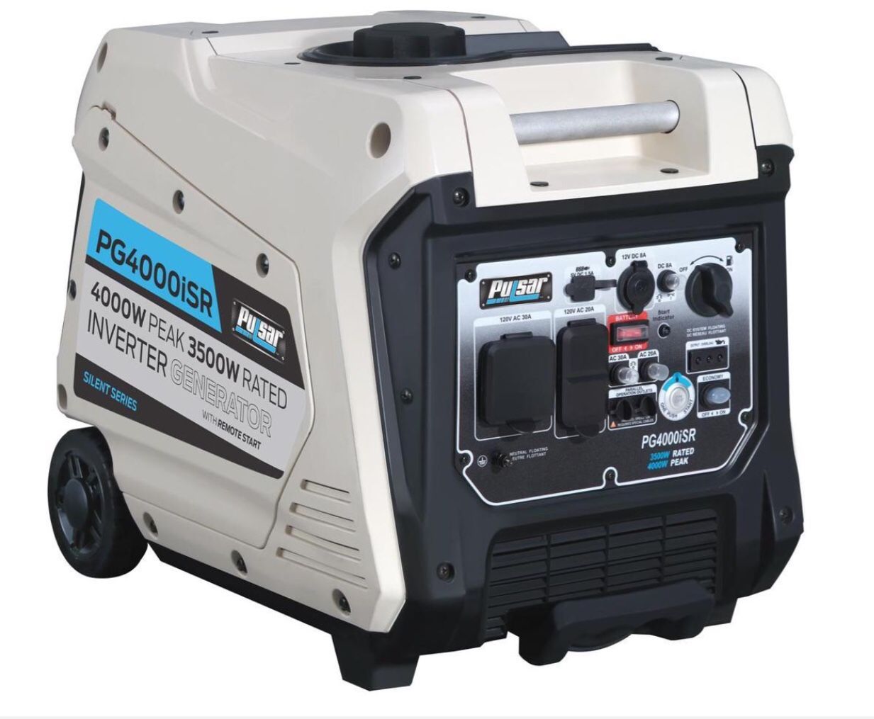 Pulsar PG4000iSR 4000W Inverter Generator NEW with Remote Start for