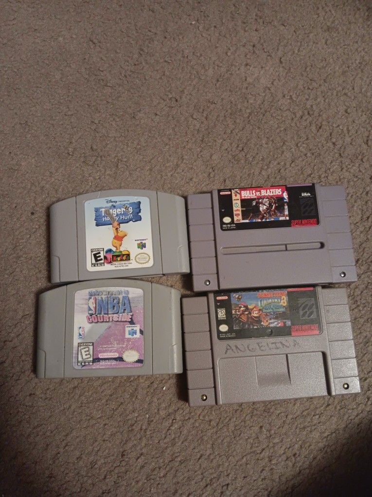 Super Nintendo & N64 Games