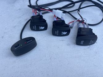 4 brand new led's switches
