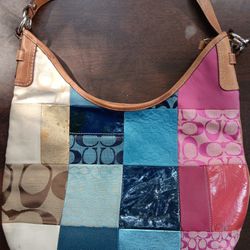 Coach Hobo Patchwork Shoulder Bag (Great Condition) ONLY $30