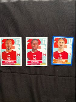 Canada panini stickers World Cup