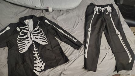 Skeleton suit costume