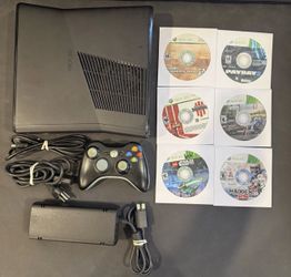 Xbox 360 Slim Console Bundle w/ 5 Games