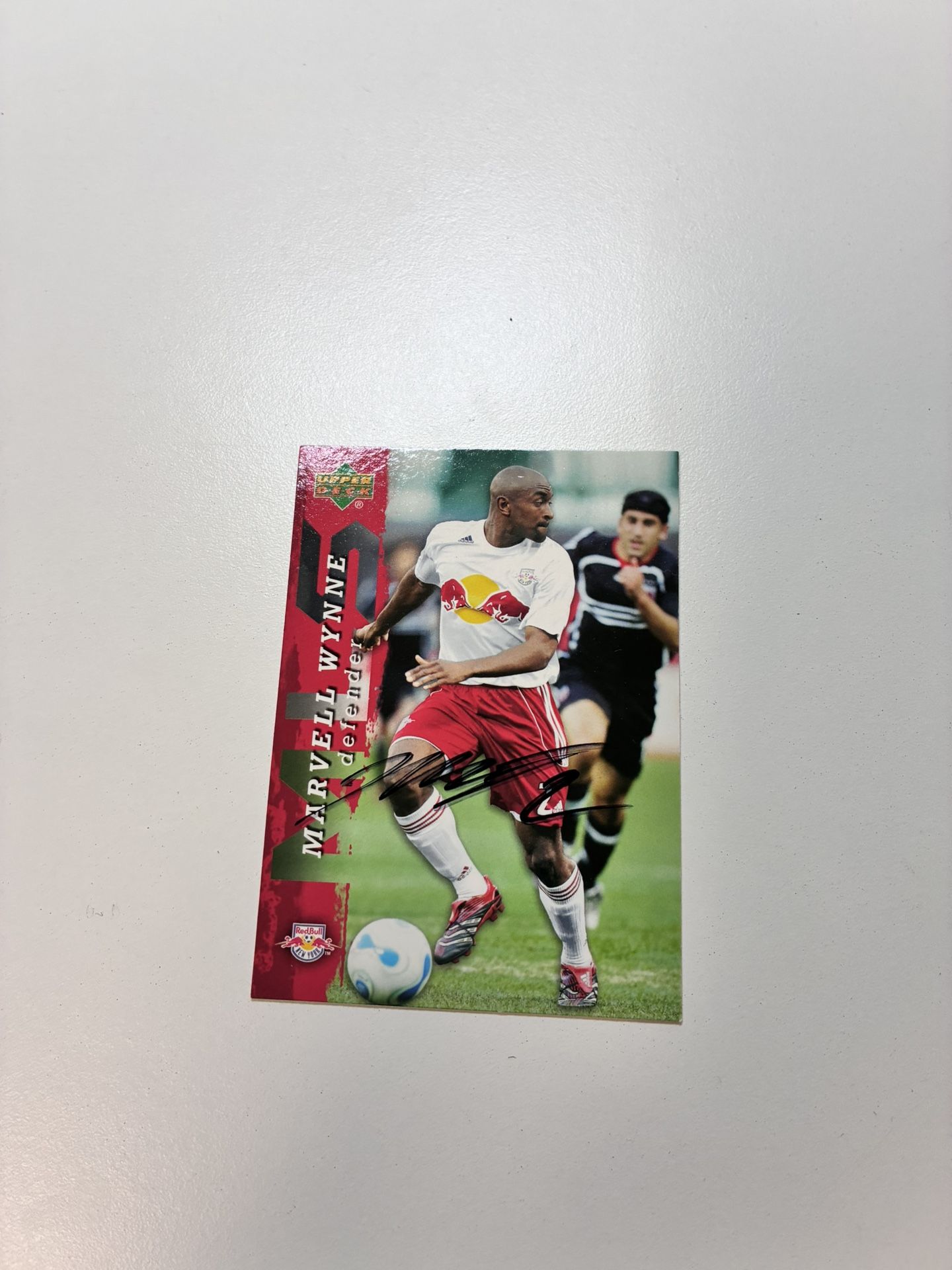 Marvell Wynne 2006 Upper Deck MLS Autographed Card
