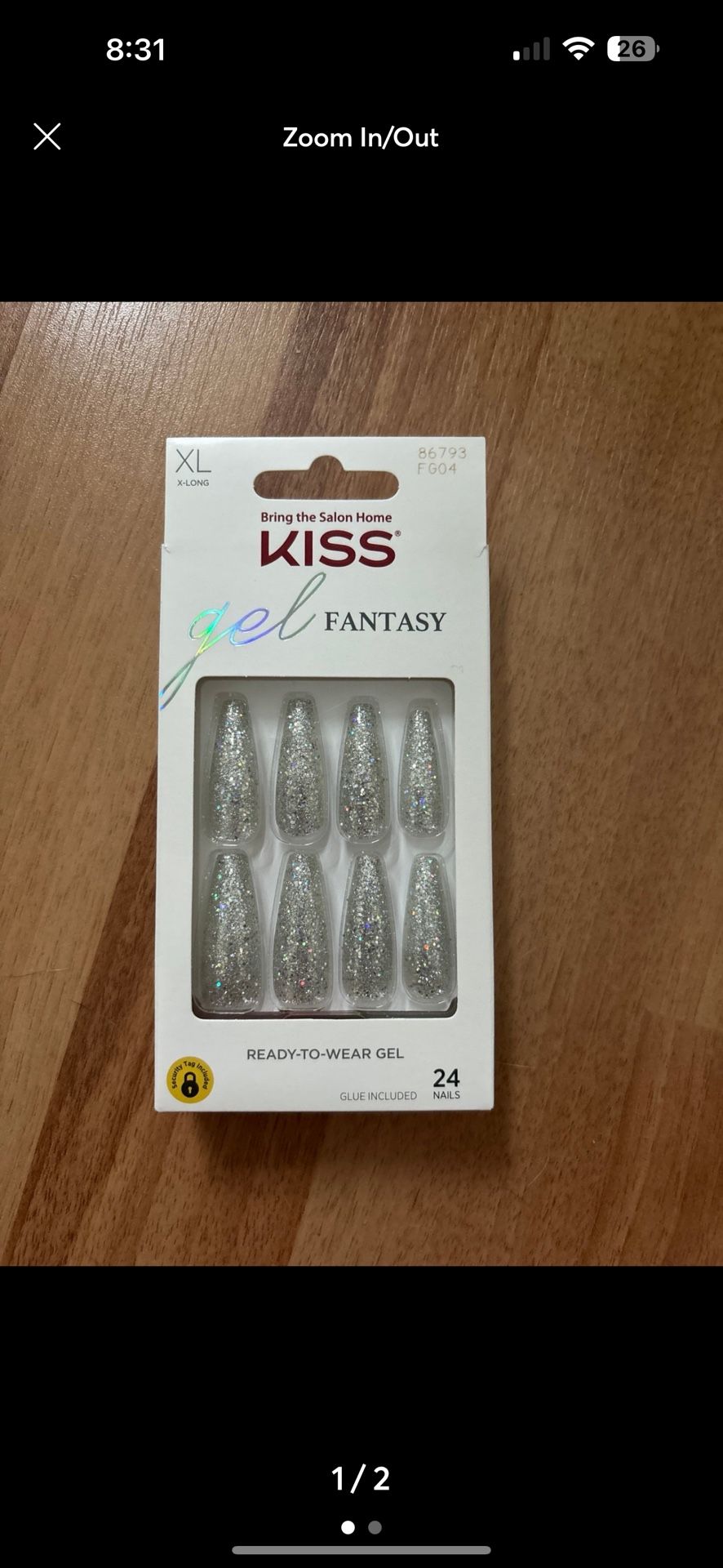 KISS Gel Fantasy XL Press-On Nails