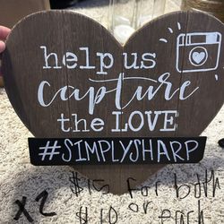 Wedding Hashtag chalk Signs