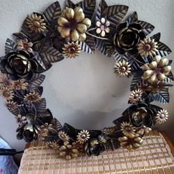 New Unique Wreath Made Entirely Out Of Metal 