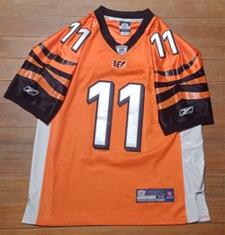 Jordan Shipley Men's Size Large Cincinnati Bengals Jersey Number 11 Reebok