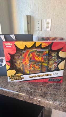 Ascended  Heroes Mega Emboar Ex Box