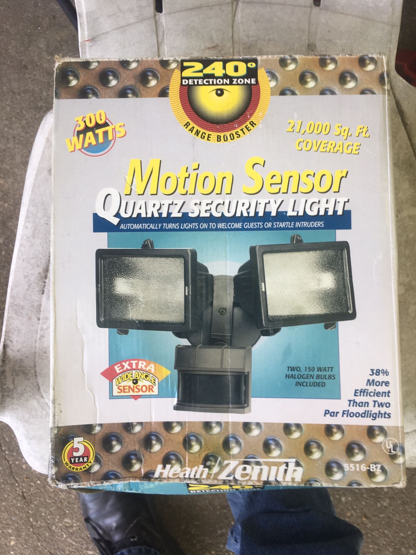 New Hydrogen Motion Detected Floodlight Inbox Only $50 Firm