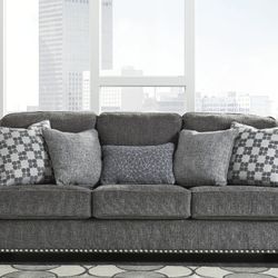 Locklin Carbon Living Room Sofa&loveseat 