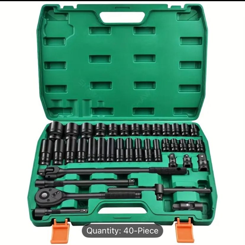 1/2" Heavy-Duty Impact Socket Set,