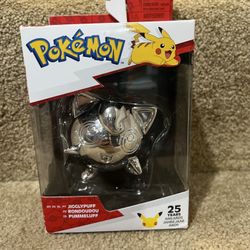 Jigglypuff Pokémon 25th Anniversary Silver Series 1 Figure New Sealed
