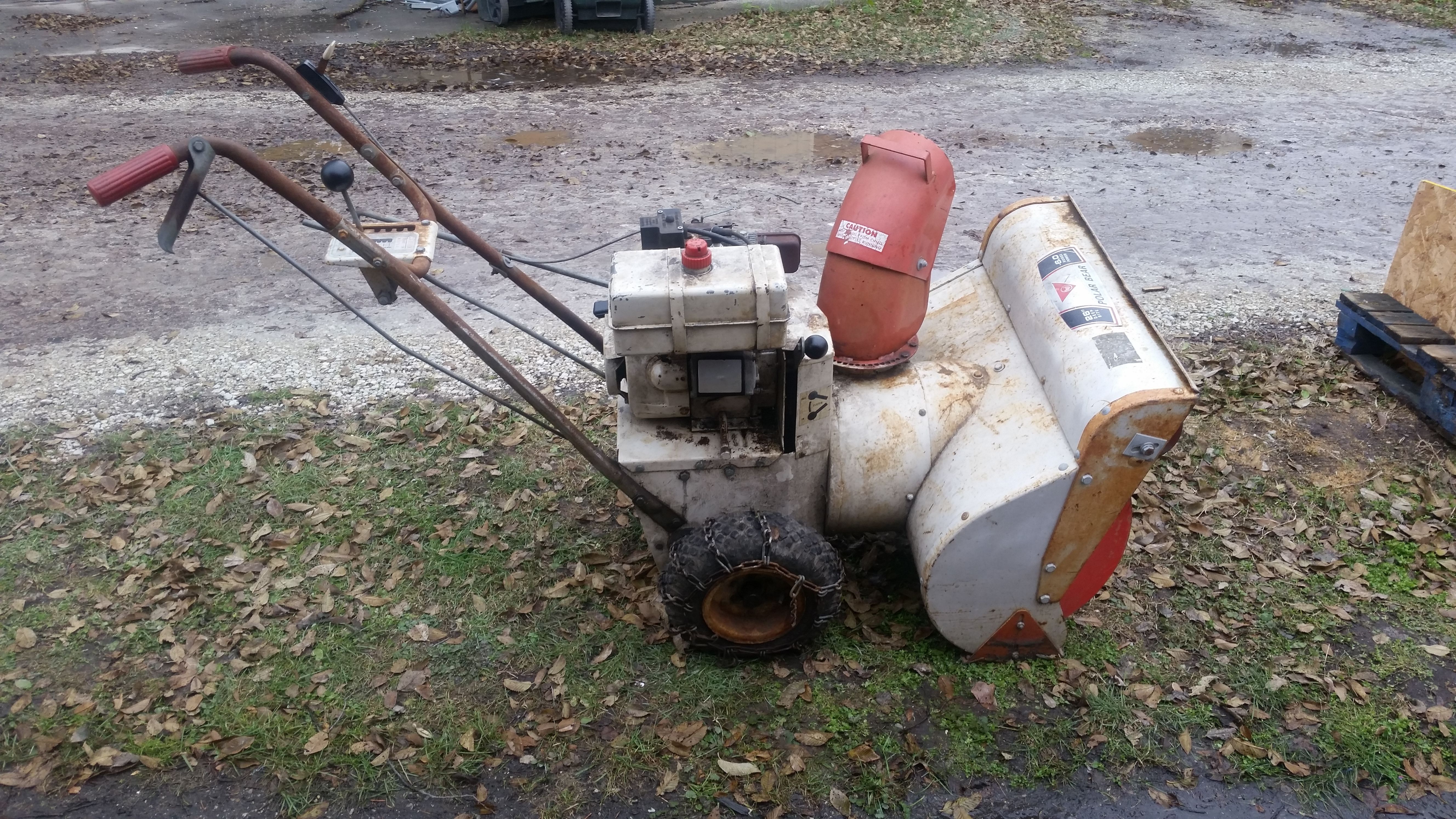 AMF Polar Bear 6hp 3 stage snow thrower