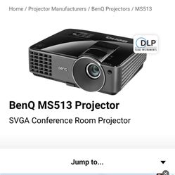 Benq projector with screen Works Great