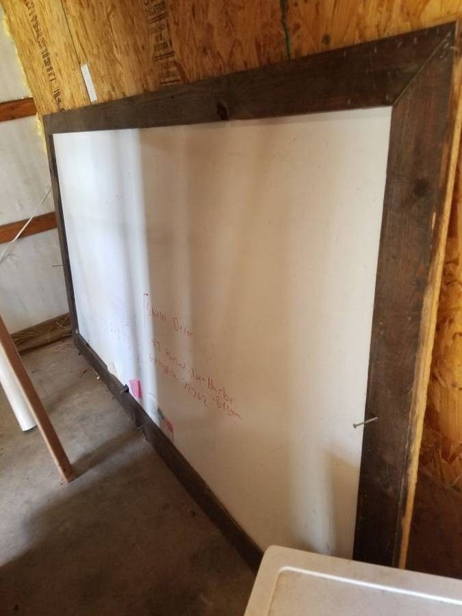 90x48 whiteboard With Wood Trim