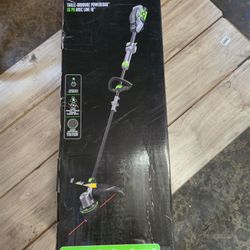 EGO  LINE IQ 56-volt 16-in Telescopic Shaft Battery String Trimmer with 4AH  Battery/Charger #7856