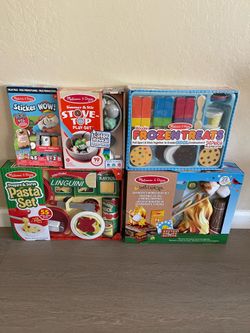 Melissa & Doug Food Play Sets and Sticker Books
