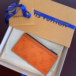 Authentic LV Taiga Coin Card Holder