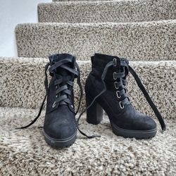 Black High Heel Boots
