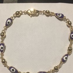 Gold Plated 🧿 Protection Bracelet