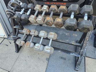 360lbs Dumbbell Set with Weight Rack
