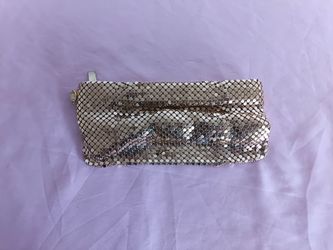 Style&co. Gold sparkly mesh evening clutch