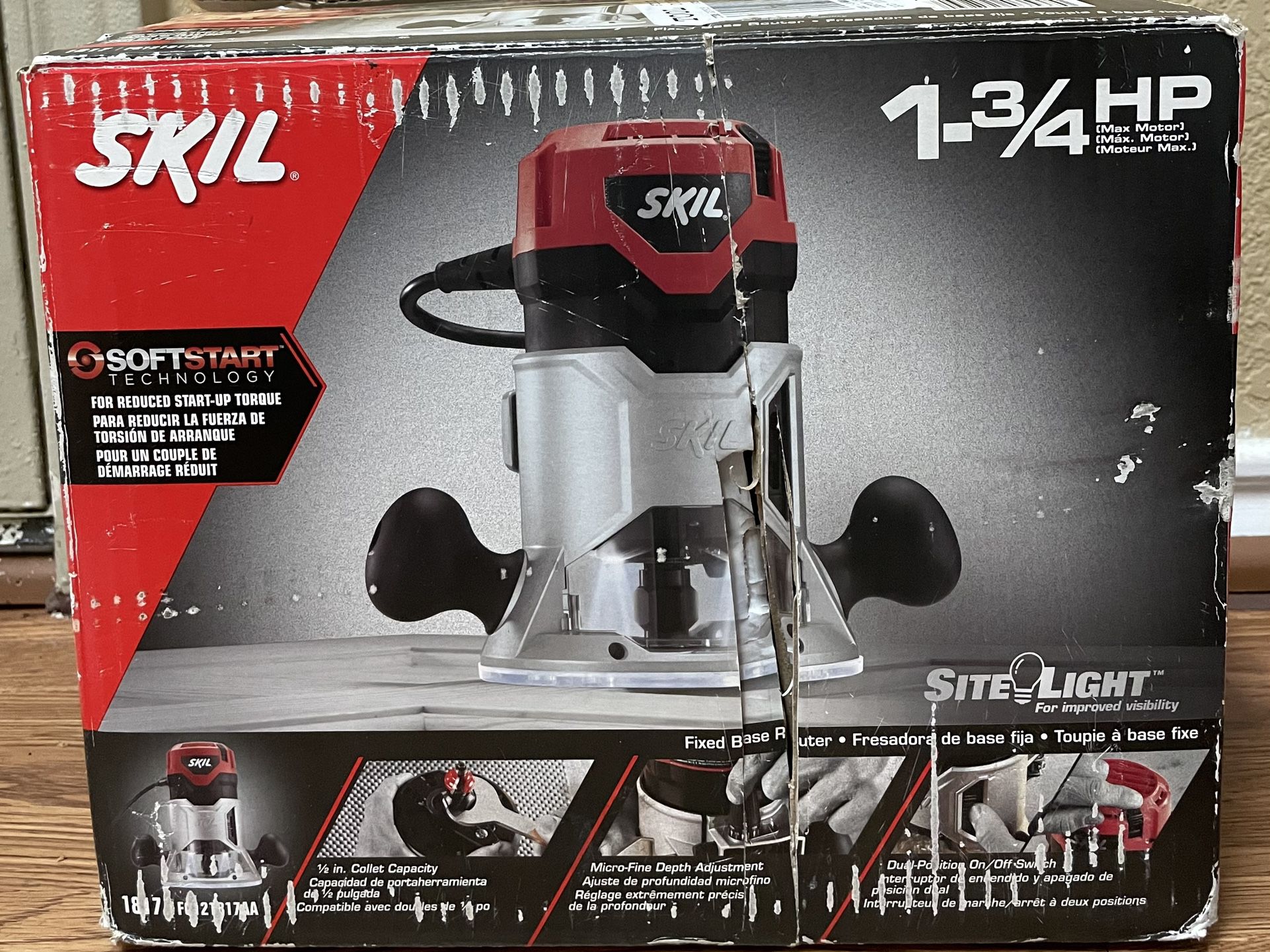 Skil 1817 1-3/4 HP Fixed-Base Router w/ Soft Start