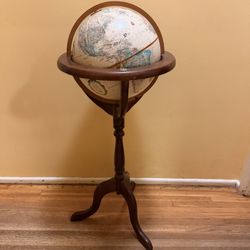Globe-wooden Stand 