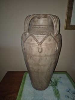 Mothers Day New 22" tall clay pot/vase/planter