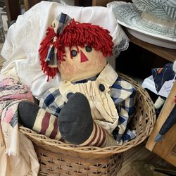Handmade Rag Doll Vintage 