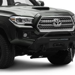 NEW Tacoma Black Bumper With Towing Hitch And Light