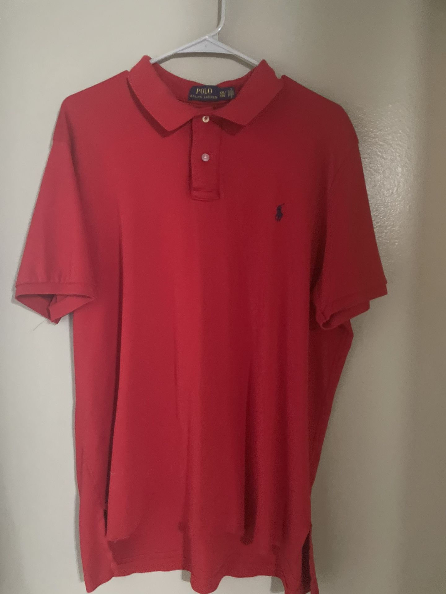 Red polo Ralph Lauren Sz 2x Short Sleeve 