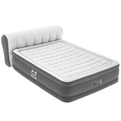 Sealy Tritech Queen Air Mattress 18" with Built-In AC Pump & Headboard – Open Box