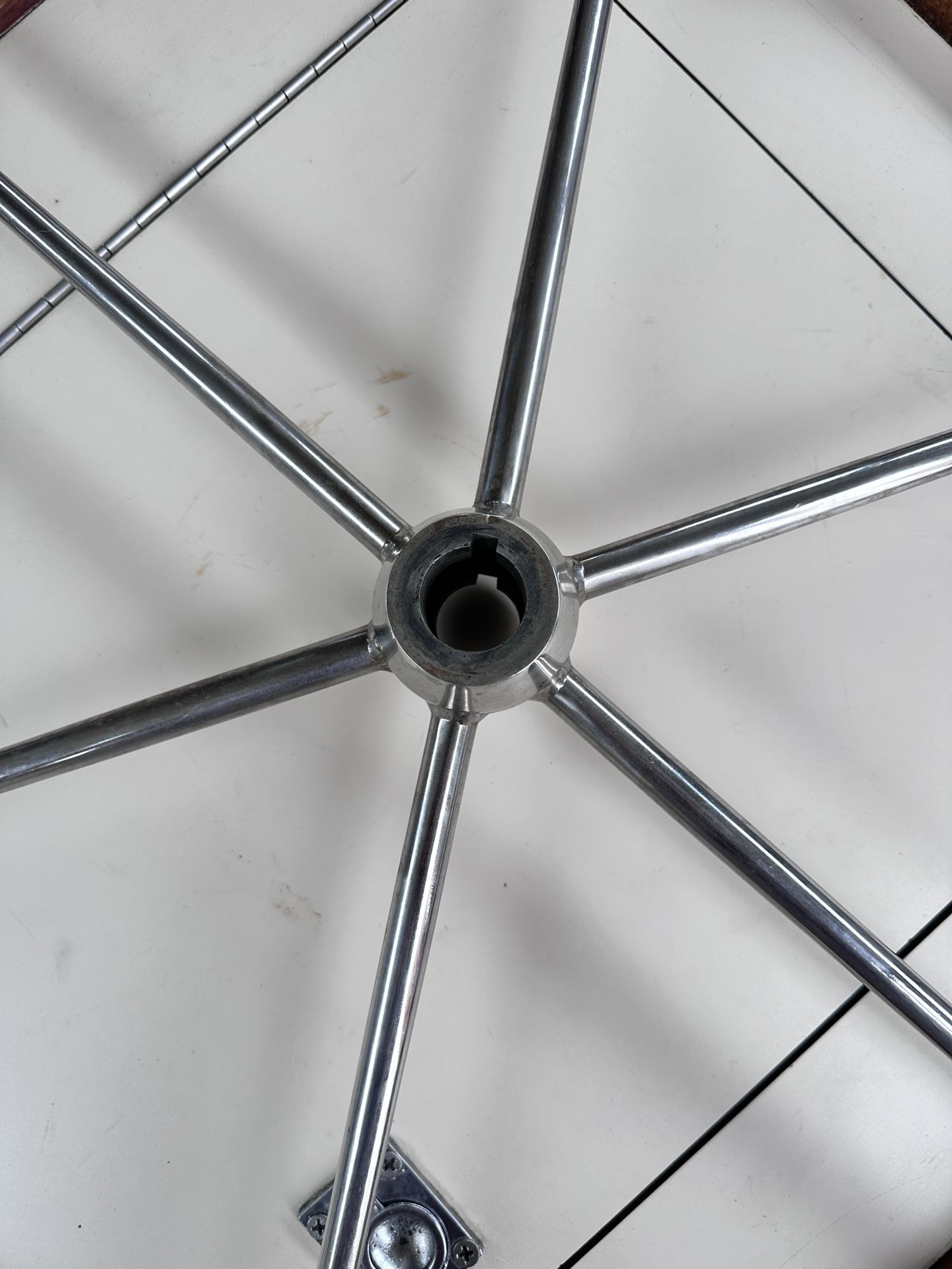 Stainless Sailboat Wheel