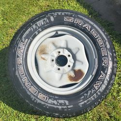 275/60r17 Tire And  Rim 