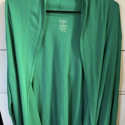 WOMEN’S GREEN LIGHTWEIGHT SWEATER 2X