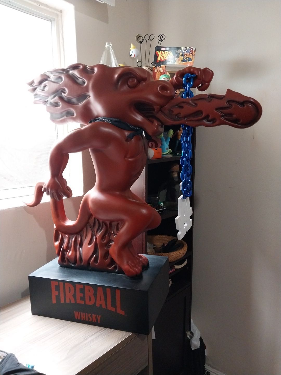 Fire ball statue 3ft