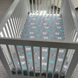 Babyletto Baby Crib + Newton Baby Mattress 