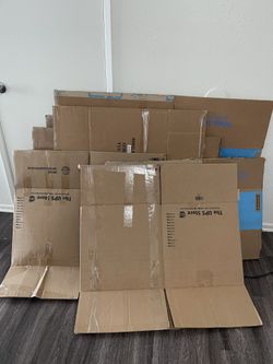16 Moving Boxes All Sizes