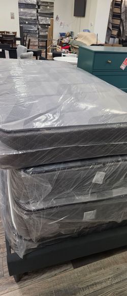 Twin mattress only.