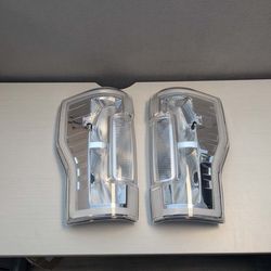 17-19 Ford F250 F350 Clear Tail lights