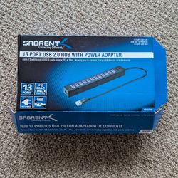 13-Port USB 2.0 Hub