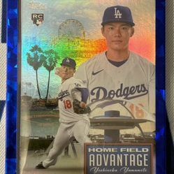 2024 Topps Series 2 - Home Field Advantage Yoshinobu Yamamoto #HFA-20 (RC) in great or near mint condition 
