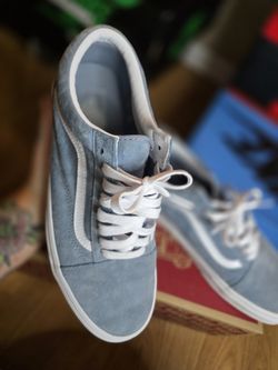 Vans Old School Pig Suede Baby Blue