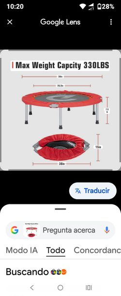 Pelpo Trampoline 38in 330LBS Capacity