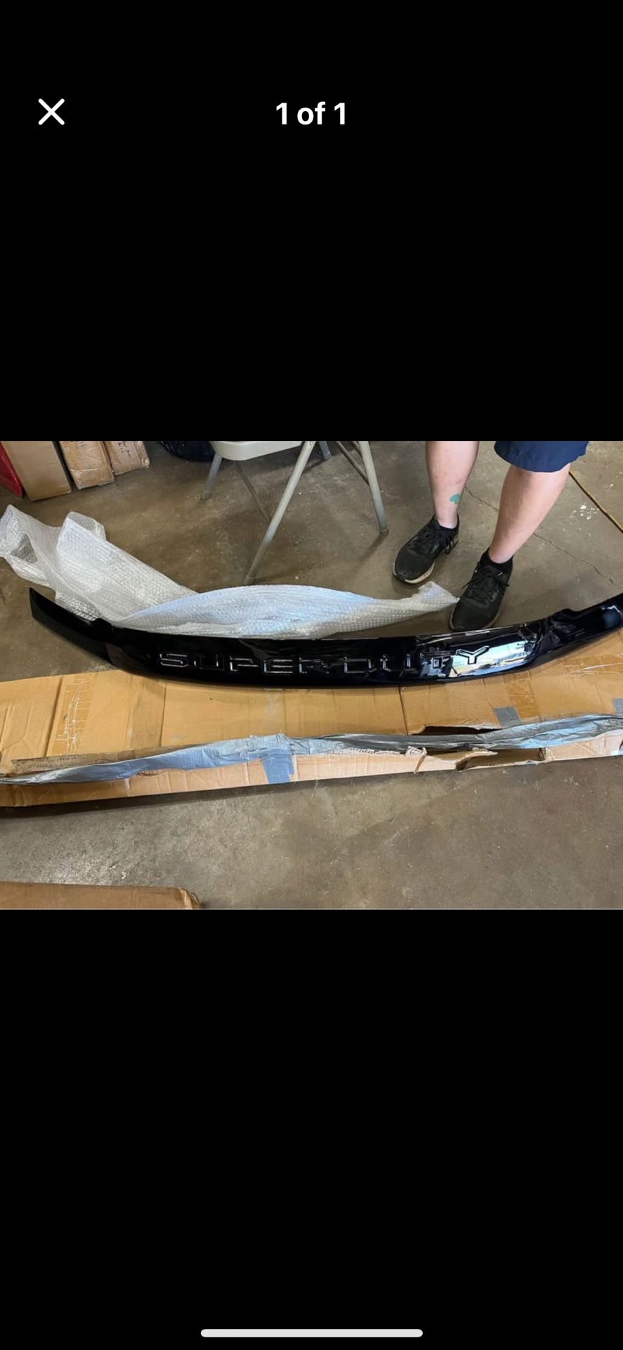 New 17-22 Ford F250 F350 Super Duty Hood deflector black