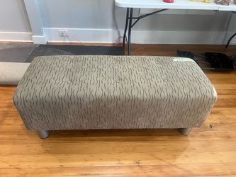 Upholstered Ottoman Bench with Button Tufting